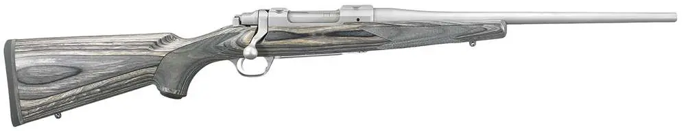 Ruger 17107 Hawkeye Laminate Compact Bolt 223 Rem 16.5" 5+1 Laminate Black Stk Stainless Steel