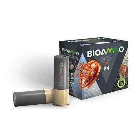 BIOAMMO REX STEEL 12GA 1OZ #7 25 Round Box