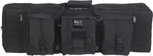 BULLDOG 42" DOUBLE TACTICAL CS 3 LARGE ACCESS POCKETS BLACK