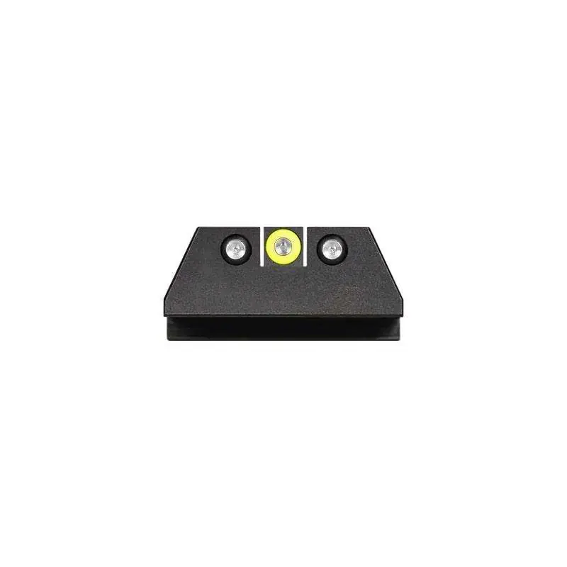 Night Fision Night Sight Set Square HK VP9/VP40/P30/P30SK/P30L/45/45 Tactical Green Tritium w/Yellow Outline Front Green w/Black Outline Rear Black