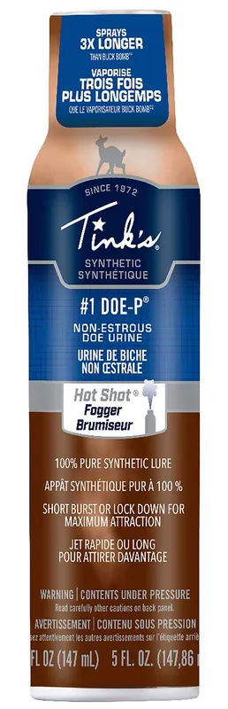 Tinks W5272BL #1 Doe-P Synthetic Fogger Deer Attractant Non-Estrous Doe Urine Scent 5 oz