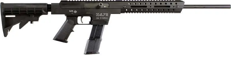 Excel EA57601 X-Series X-5.7R 5.7x28mm 18" 20+1 Black 6 Position Collapsible Stock