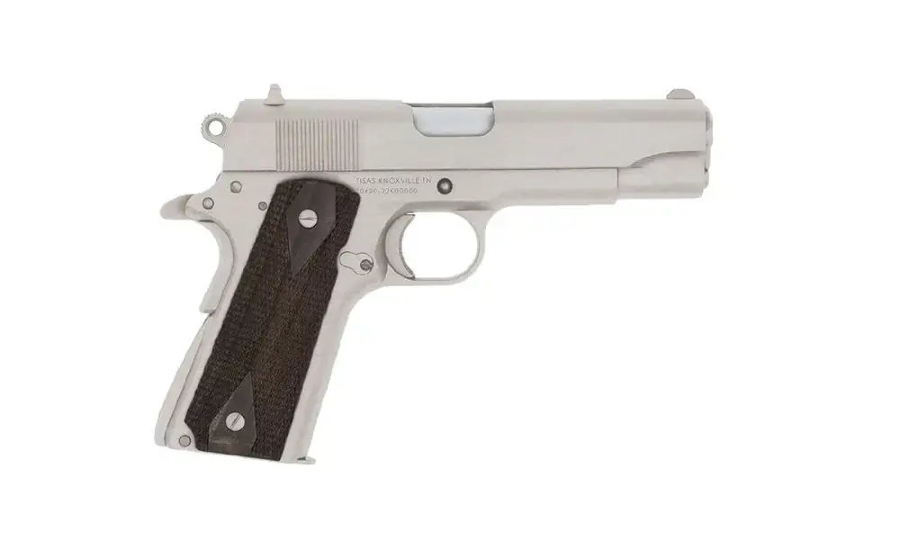 SDS 1911 A1 45ACP NICKEL 4.25 COMMANDER 8RD UPGR