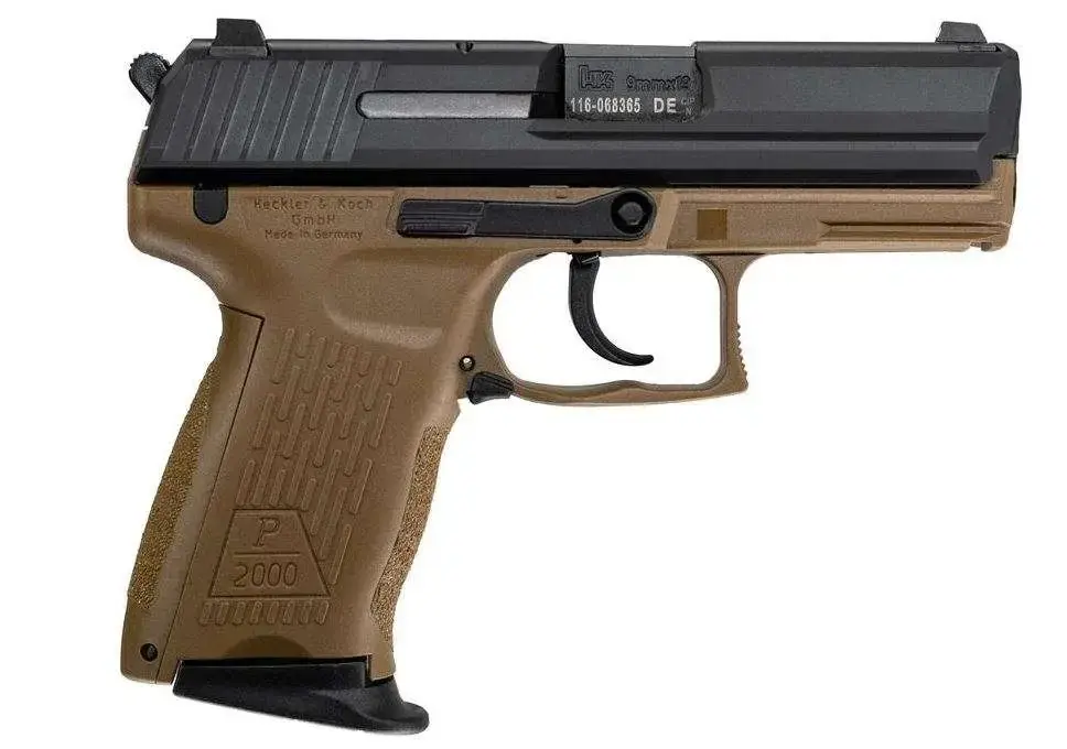 HECKLER AND KOCH P2000 V3 9MM 3.6" FDE 10RD