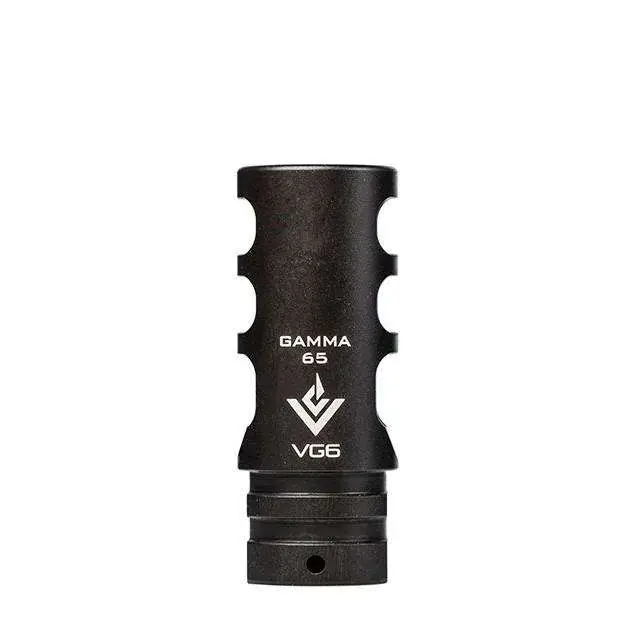 VG6 Precision APVG200016A GAMMA Black Nitride 17-4 Stainless Steel with 5/8"-24 tpi Threads 2.21" OAL for 6.5 Creedmoor, 6.5 Grendel, 6.8mm Rem SPC (M5 Platform)