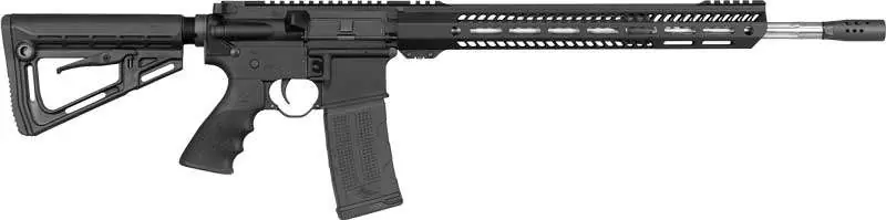 Rock River Arms AR1700V1 LAR-15M R3 Competition 5.56x45mm NATO 18" Stainless Barrel, 30+1, Optic Ready, Overall Black, RRA NSP-2 Stock & Hogue Rubber Grip Right Hand