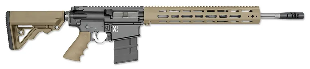 Rock River Arms X308A1751TV1 LAR-8 X-1 308 Win 18" Stainless Barrel 20+1, Optic Ready, Black Rec, Tan RRA A2 Operator Stock & Hogue Rubber Grip Right Hand