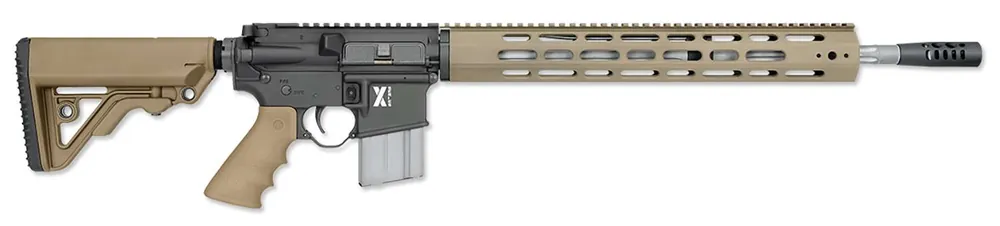 Rock River Arms XAR1751TV1 LAR-15M X-1 223 Wylde 18" Stainless Barrel, 20+1, Optic Ready, Black Rec, Tan RRA Operator Carbine Stock & Hogue Rubber Grip Right Hand
