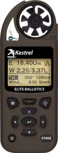 KESTREL 5700X ELITE W/ APPLIED BALLISTICS FLAT DARK EARTH