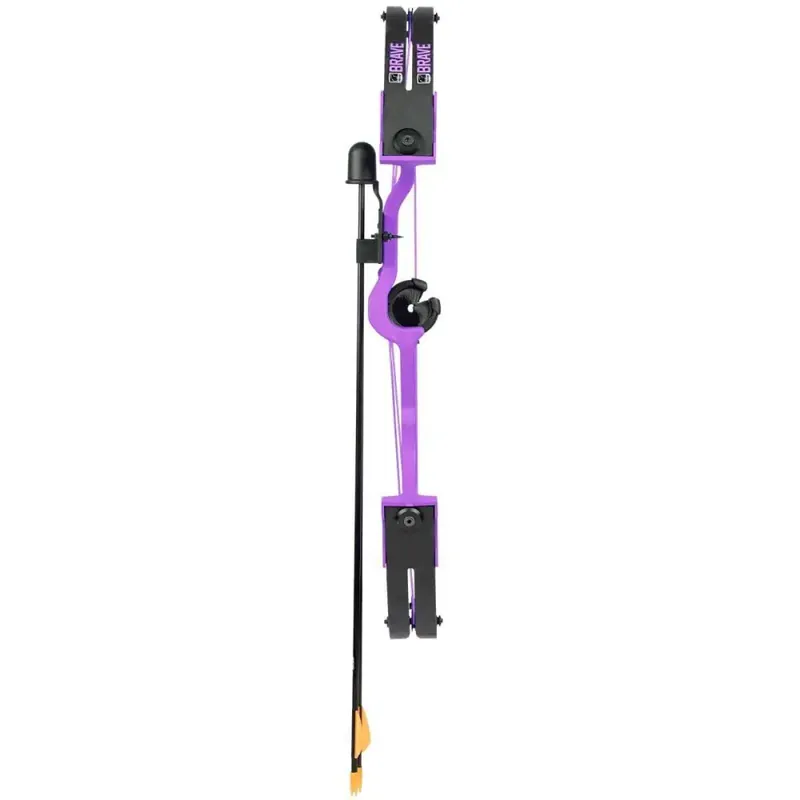 BEAR ARCHERY YOUTH COMPOUND BOW BRAVE RH PURPLE AGE 8+