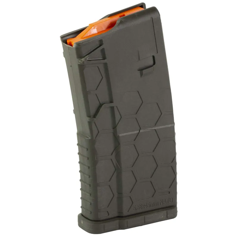 Hexmag HX20AR15ODG Shorty OD Green Polymer 20rd 5.56x45mm NATO for AR-15