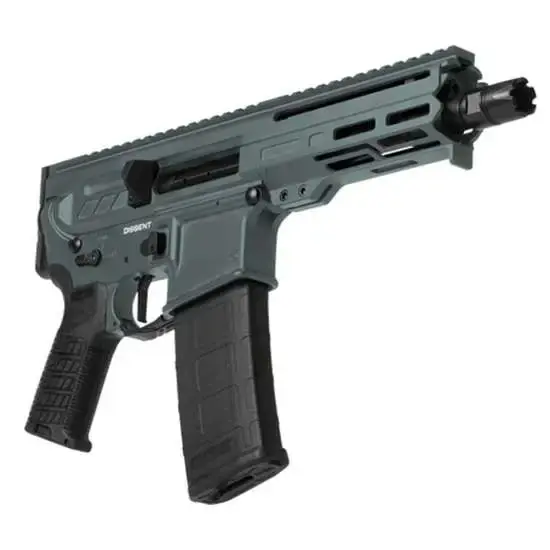 CMMG PISTOL DISSENT MK4 5.56MM 6.5" 30RD CHARCOAL GREEN