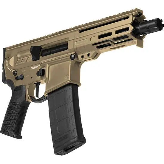 CMMG PISTOL DISSENT MK4 .300 BLK 6.5" 30RD COYOTE TAN