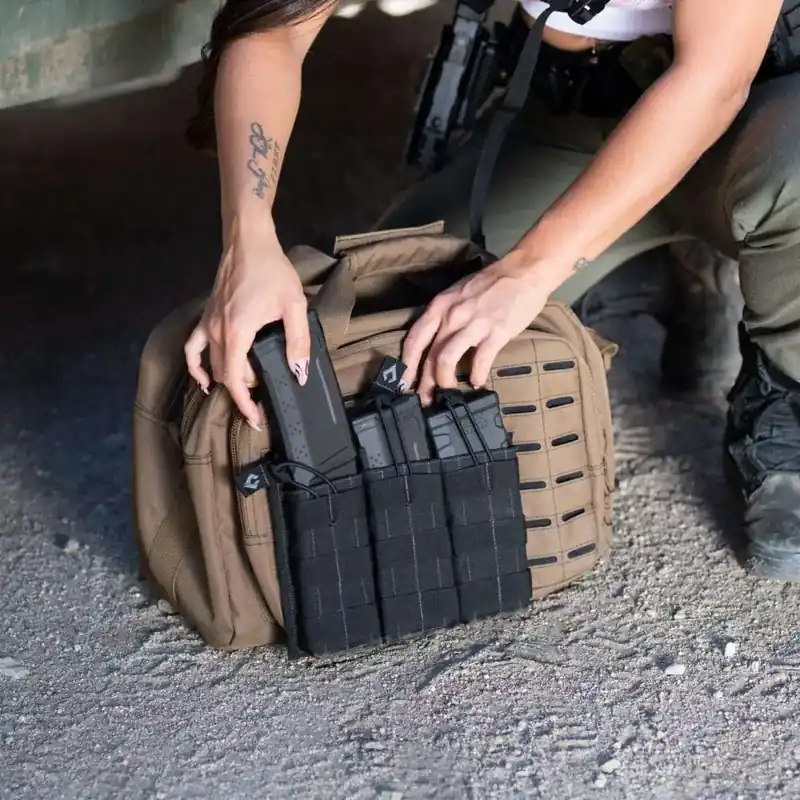 AWS ARSMP-BL RIFLE SINGLE MAG POUCH BLK