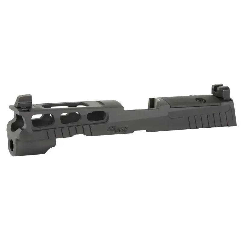 SLIDE ASSY, P320, PROCUT, 9MM, 4.7IN, XRAY3 SUPP SIGHTS, R2 OPTIC READY, BLK