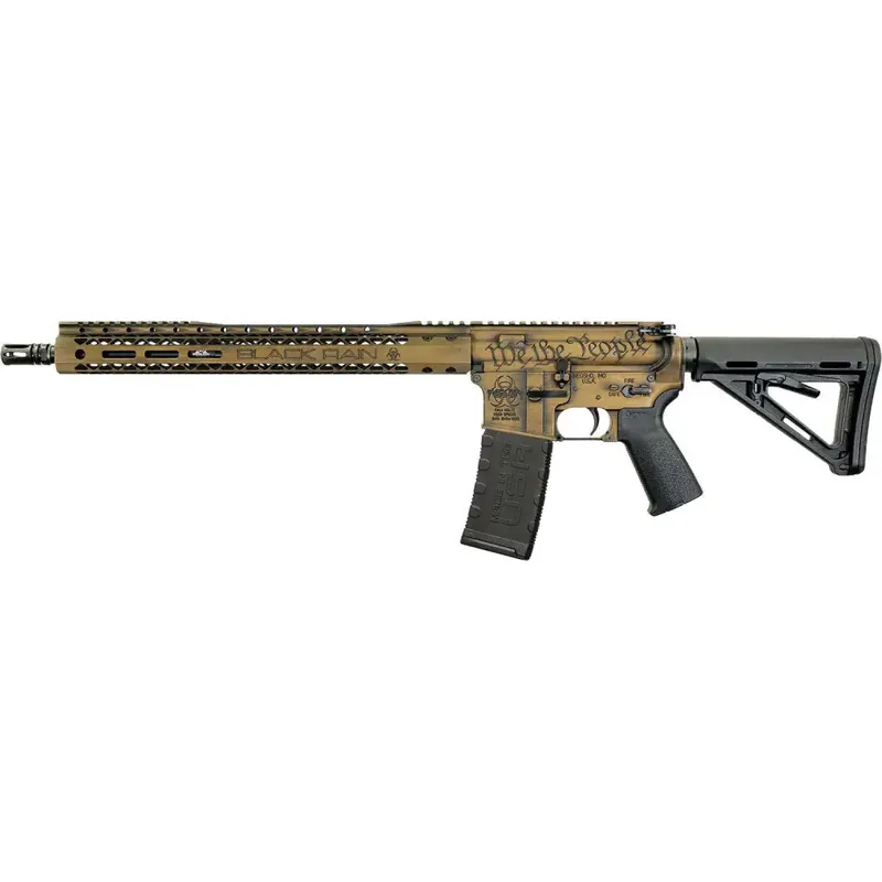 Black Rain Ordnance WE THE PEOPLE BRONZE BATTLEWORN 16in RIFLE