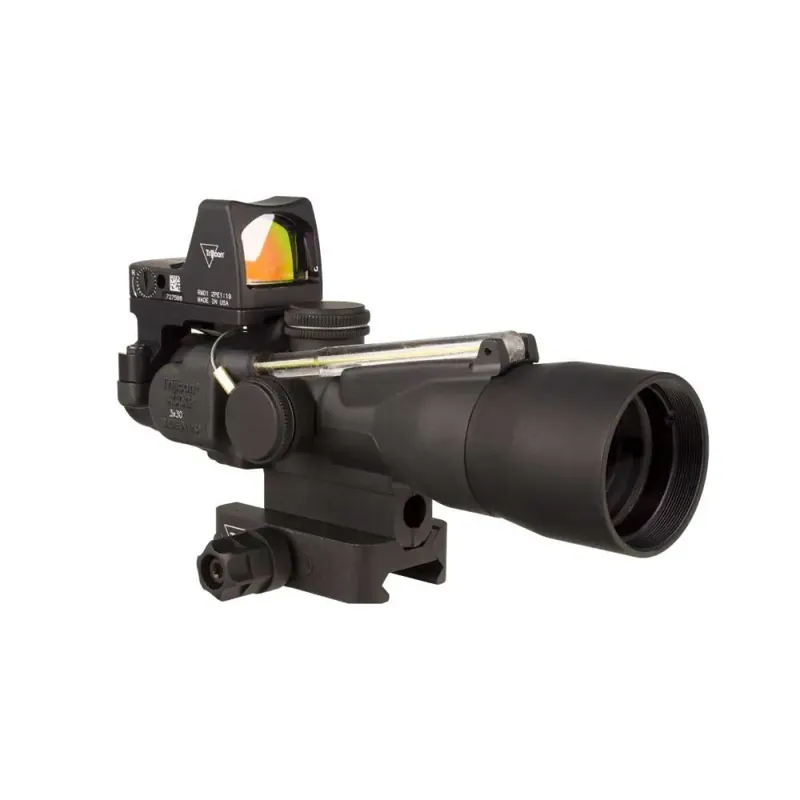 CMPCT ACOG 3X30 SCOPE AMBR HORSESHOE DOT