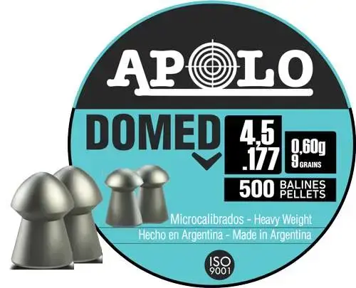 HATSAN APOLO .177 DOMED 9 GRAIN 500 PACK