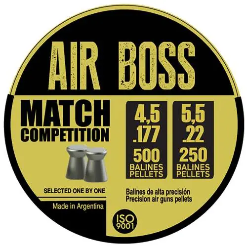 HATSAN APOLO .177 AIR BOSS MATCH 8.48 GRAIN 500 PACK
