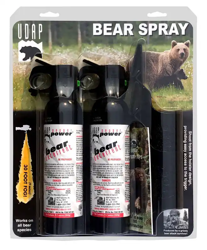 UDAP 15DCH Magnum Bear Chest Size Fits Chest 32-54" Black Harness 2 Holsters