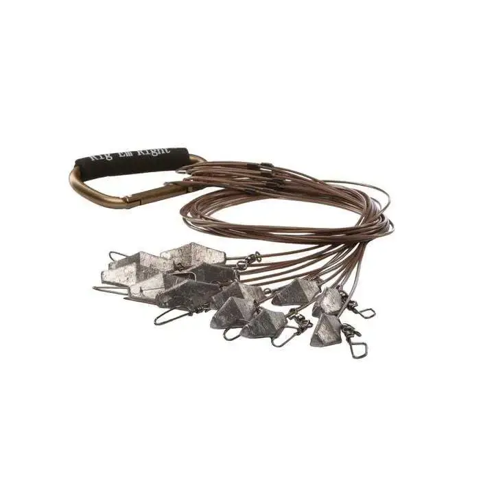 30in Xtreme Cable TX Rigs 4oz weights (per doz)