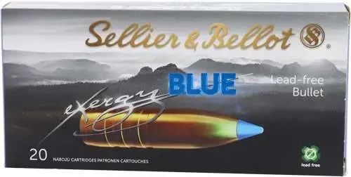 S&B eXergy Blue Solid Copper 300 Blackout 110gr 20/RD