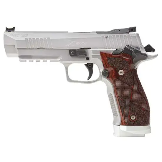 Sig P226 XFive Classic Full Size 9mm Luger 10+1 5", Stainless Optic Ready Slide, Hogue Cocobolo Grips Right Hand