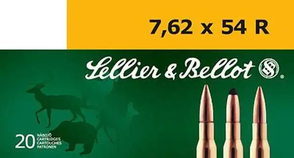 CASE OF 20 AMMO 7.62X54R 174 HPBT 20/BX