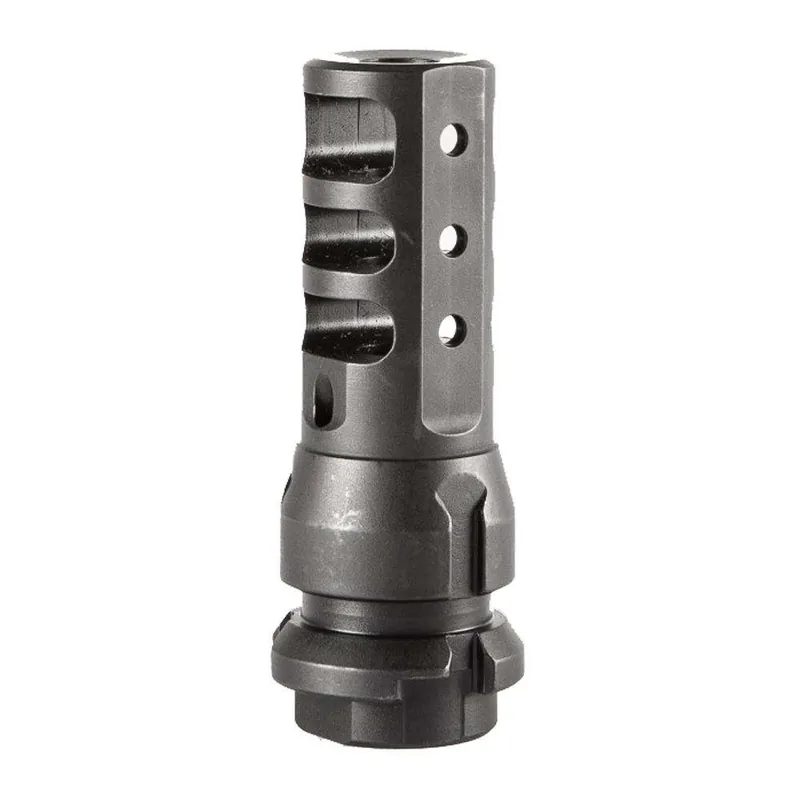 Dead Air DA106 KeyMo Muzzle Brake Black Nitride 4140 HT Alloy Steel M18X1.5 Threads 338 Cal
