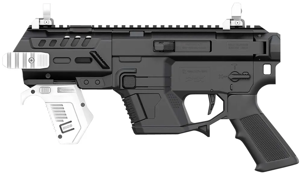 Recover Tactical PIXB-01 P-IX AR Platform Conversion Kit (Without Brace) Black Polymer with Picatinny Mounts for Glock