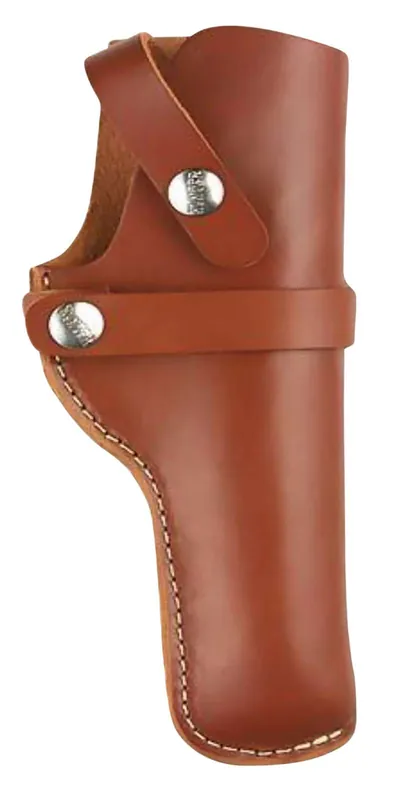Hunter Company 1100-78 Belt OWB Size 78 Chestnut Tan Leather Belt Loop Fits DA Revolver 8.37" Barrel Compatible w/ Hunter Buscadero/Straight Cartridge Belts