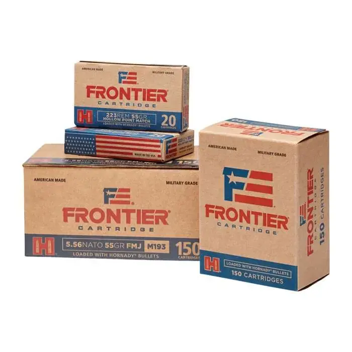 Frontier Cartridge FR402 Rifle 300 Blackout 125 gr Full Metal Jacket (FMJ) 150 Round Box