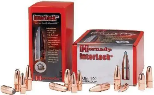 Hornady 2820 InterLock 7mm .284 139 gr Spire Point (SP) 100 Per Box