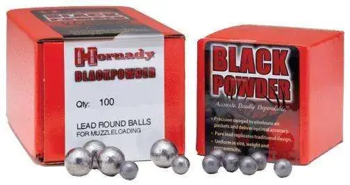 Hornady 6088 Lead Balls 50 Cal .480 Dia 100 Per Box