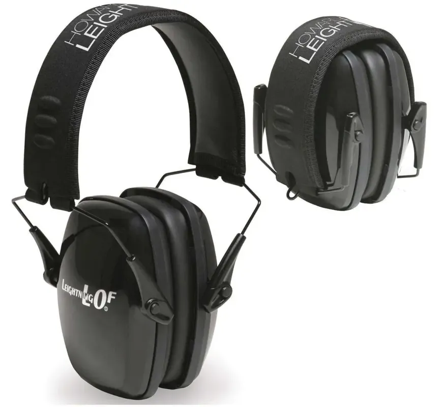 Howard Leight R01523 Leightning Passive Earmuffs Foam 23 dB Over the Head Black Ear Cups w/Black Band