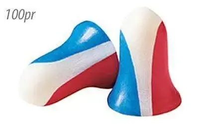 H/L USA PLUGS 100PR RED/WHITE/BLUE