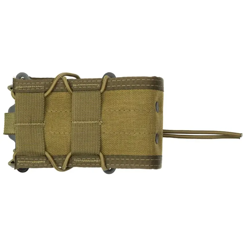 High Speed Gear 112R00CB TACO MOLLE X2R Double Magazine Pouch Coyote Brown Nylon w/Polymer Divider