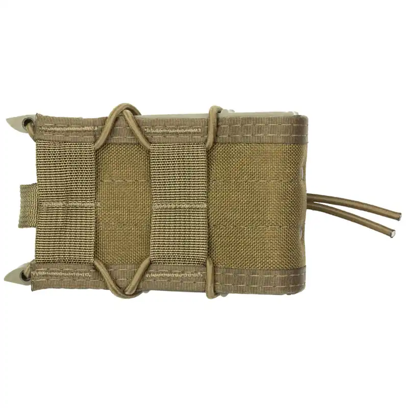 High Speed Gear 11TA00CB TACO MOLLE Rifle Single Magazine Pouch Coyote Brown Nylon w/Polymer Divider