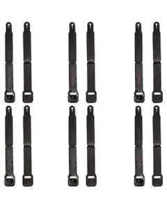 HIGH SPEED GEAR CLIP SHORT PACK OF 6 BLACK