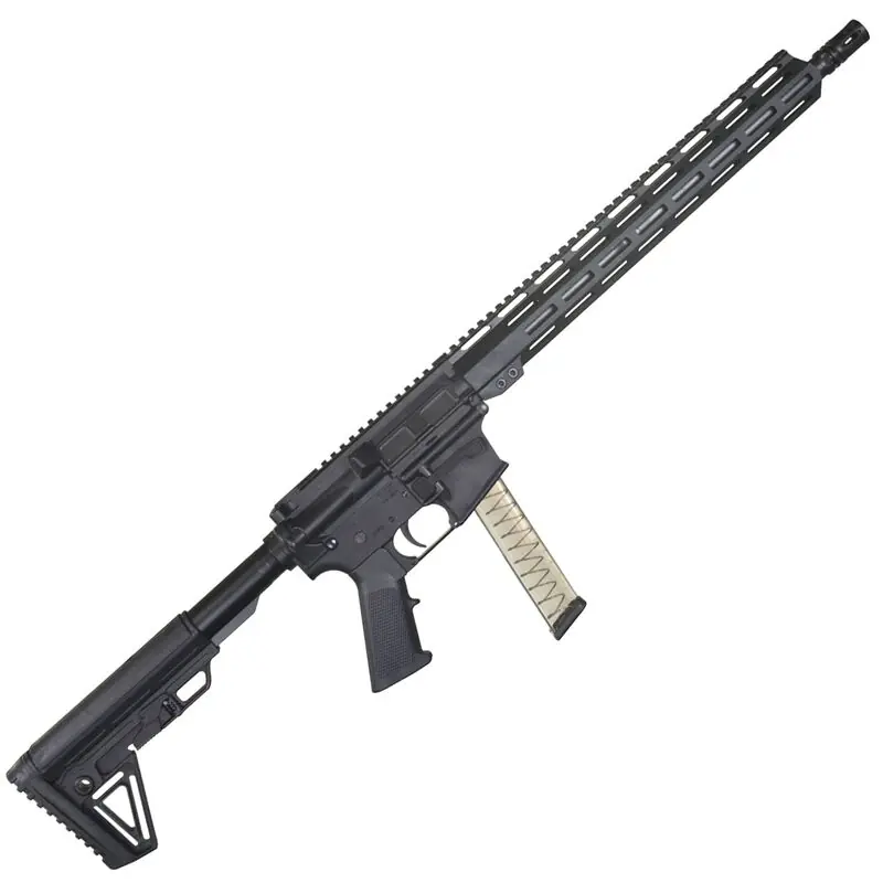 I.O. IO9MM2023 M215 9mm Luger 16" 30+1 Black Hard Coat Anodized Collapsible Stock