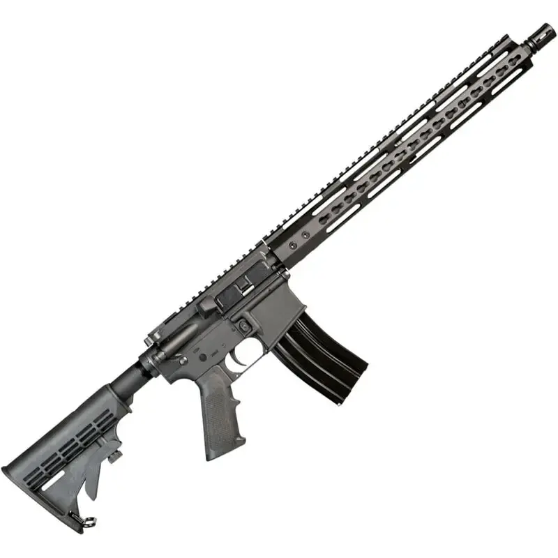 I.O. M215 KM15 Semi-Automatic 223 Remington/5.56 NATO 16" 30+1 6-Position Black Stk Black