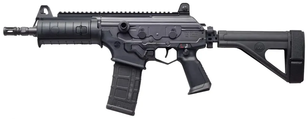 IWI US GAP556SB Galil Ace 5.56x45mm NATO 8.30" 30+1 Black Black Side Folding Pistol Brace Stock Black Polymer Grip