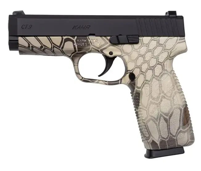 Kahr Arms CT9093KRT CT9 9mm Luger 4" 8+1 Kryptek Highlander Black Cerakote Polymer Grip