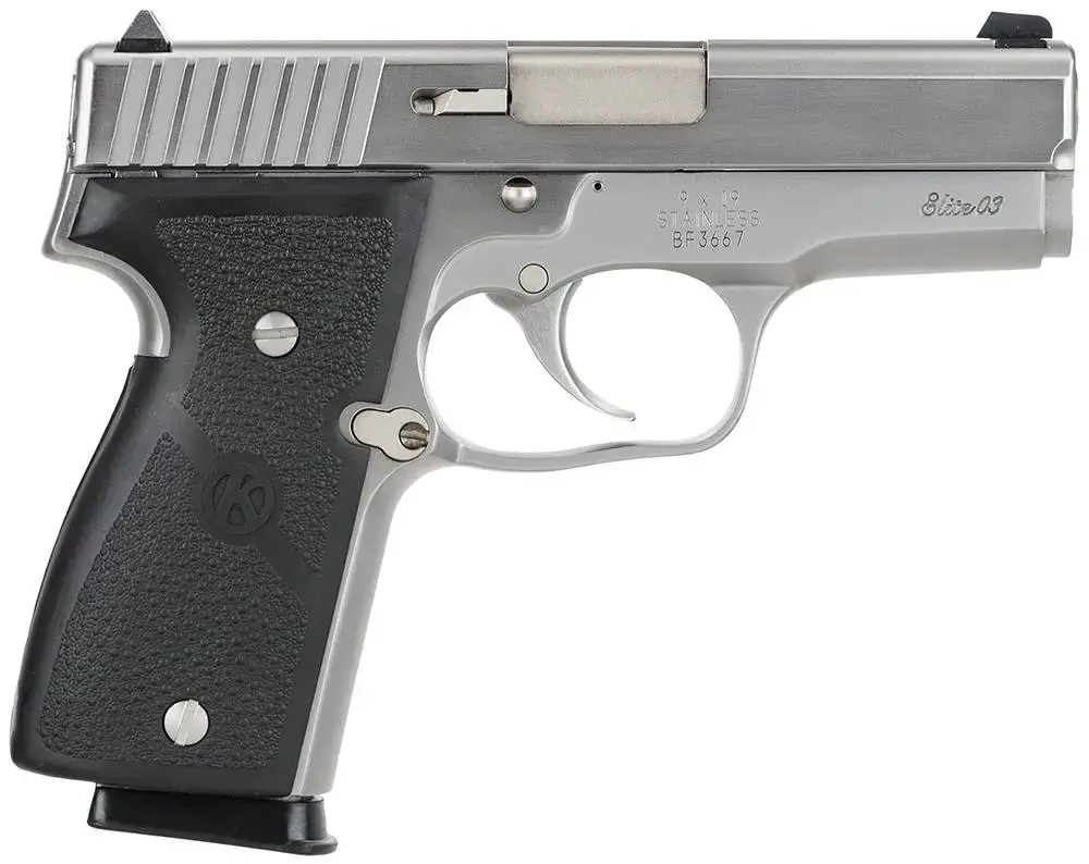 Kahr Arms K9098 Elite 9mm Luger 3.50" 7+1 Stainless Steel Black Polymer