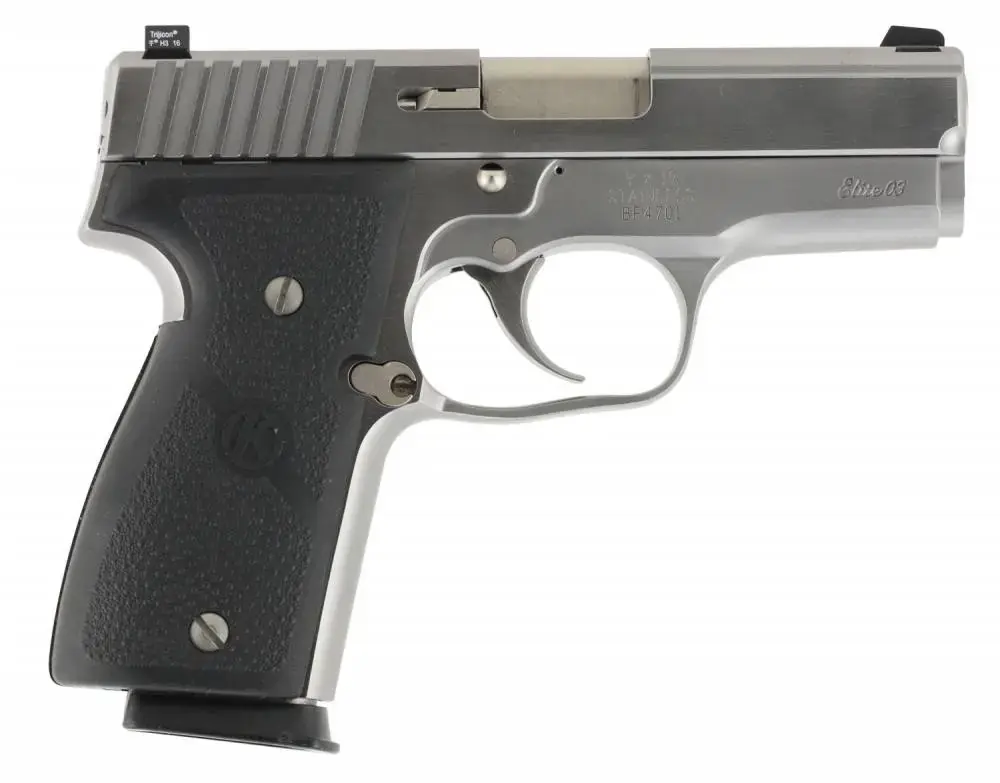 Kahr Arms K9098NA K9 Elite *CA Compliant9mm Luger 3.50" 7+1 Stainless Steel Black Wraparound Nylon Grip