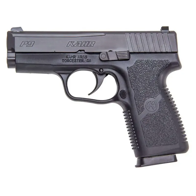 Kahr Arms KP9094N P9 Standard9mm Luger 3.50" 7+1 Stainless Steel Black Polymer Grip