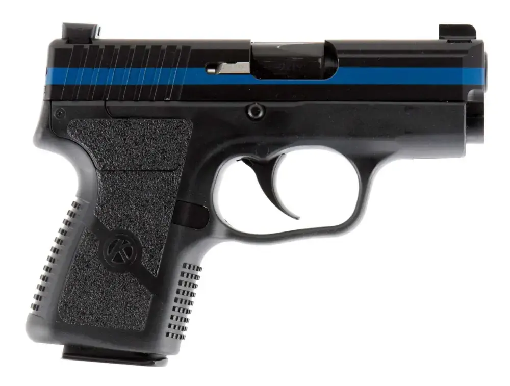 Kahr Arms PM9093TBL PM9 Thin Blue Line 9mm Luger 3.10" 6+1 7+1 Black Black Polymer Grip