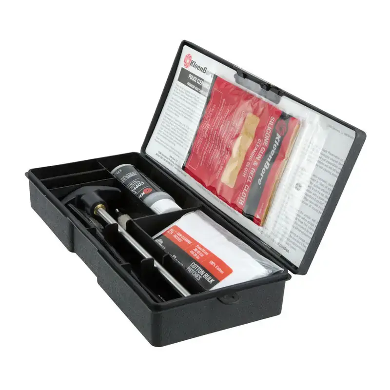 Kleen-Bore PS52 Tactical/Police Handgun Cleaning Kit .44, .45 Cal Handgun Bronze, Nylon