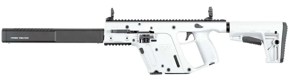 KRISS VECTOR CRB (MA/NJ) RIA 16" BBL FIX STK 10RD 9MM ALPINE WHITE