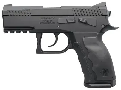Sphinx WWSXXE011 Sphinx SPD Compact Alpha 9mm Luger 3.70" 15+1 Black Black Interchangeable Backstrap Grip